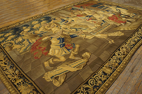 Antique Tapestry Rug - 18445 | European 10' 6'' x 15' 6'' | Other, Origin Belgium, Circa: 1650