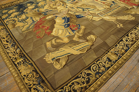 Antique Tapestry Rug - 18445 | European 10' 6'' x 15' 6'' | Other, Origin Belgium, Circa: 1650
