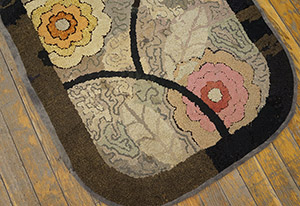 Antique American Hooked Rug Rug - 19295 | American  2' 2'' x 3' 0'' | Other, Origin USA, Circa: 1930