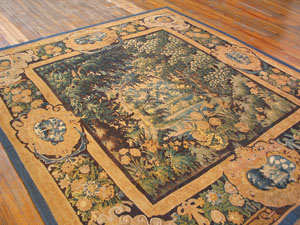 Antique Tapestry Rug - 20986 | European 9' 8'' x 10' 4'' | Multi, Origin France, Circa: 1780