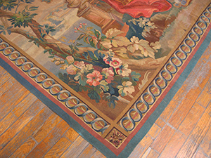 Antique Tapestry Rug - 40-1581 | European 5' 0'' x 7' 0'' | Multi, Origin France, Circa: 1900
