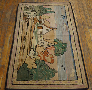 Antique American Hooked Rug Rug - 20-13167 | American  2' 6'' x 4' 4'' | Other, Origin USA, Circa: 1920